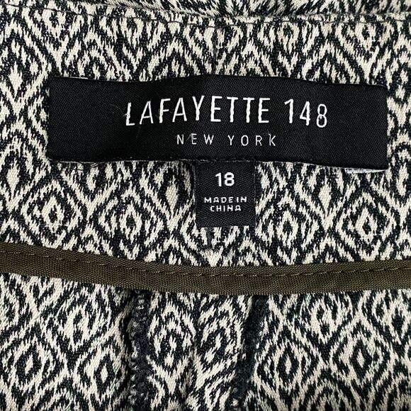 Lafayette 148 Fundamental Bi-Stretch Side Zip Stanton Pant Women's Plus Size 18 - Picture 3 of 9